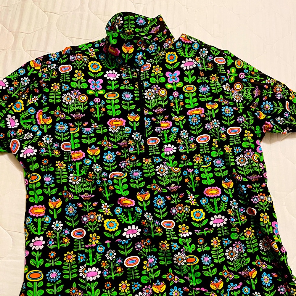 Nooworks Work Shirt Awesome Blossom Print unisex